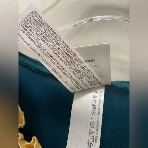 Disney Store Dress Merida Brave Pixar Tulle Ruffled Hem Dress Up Costume 7/8 Kid - Picture 6 of 9